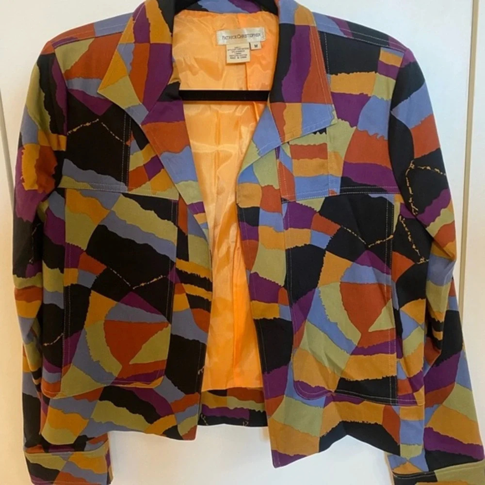 Patrick Christopher Colorful Statement Blazer - image 8